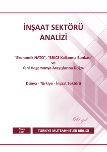 BRICS Kalkınma Bankası - Türkiye Müteahhitler Birliği