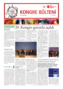 27 Ekim 2013 - Türk Kardiyoloji Derneği