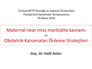 Slayt 1 - Türkiye Maternal Fetal Tıp ve Perinatoloji Derneği