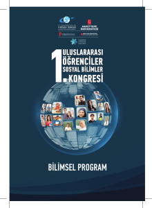 Kongre Program - Hacettepe Üniversitesi Sosyal Bilimler Enstitüsü