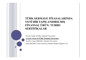 turbo sertifikalar - Erste Securities İstanbul