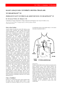 kalıcı amaçlı sol ventrikül destek cihazları: tcı heartmate® ve