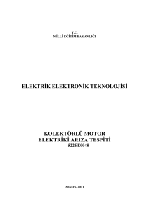 elektrik elektronik teknolojisi kolektörlü motor elektriki - megep
