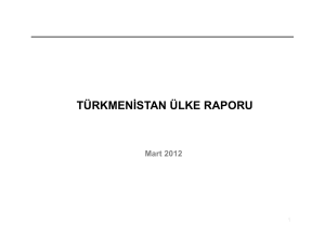 türkmenistan ülke raporu