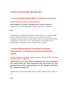 Journal of Endourology, December 2011