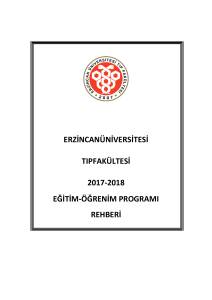 erzincanüniversitesi tıpfakültesi 2017-2018 eğitim