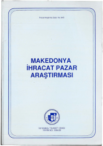 makedonya ıhracat pazar