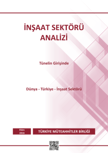 Tünelin Girişinde - Ekim 2016 - Türkiye Müteahhitler Birliği