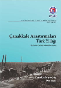 Çanakkale Araştırmaları Türk Yıllığı