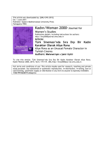 Kadın/Woman 2000-Journal for