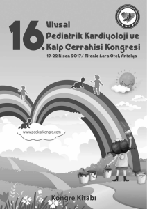 Untitled - türk pediatrik kardiyoloji ve kalp cerrahisi derneği
