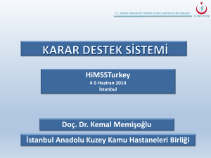 İstanbul Anadolu Kuzey Kamu Hastaneleri Birliği Doç. Dr. Kemal