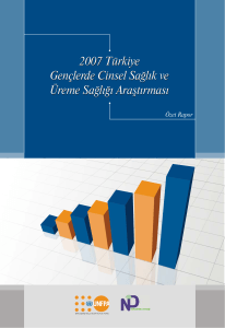 2007 Türkiye Gençlerde Cinsel Sağlık ve Üreme Sağlığı Araştırması