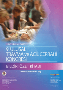 9. Ulusal Travma ve Acil Cerrahi Kongresi