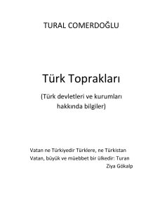 Türk Toprakları - TURAL COMERDOGLU
