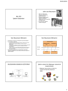 BIL-252 İşletim Sistemleri