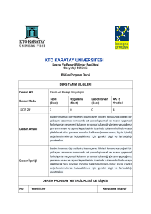 Detaylı Gör - KTO Karatay Üniversitesi