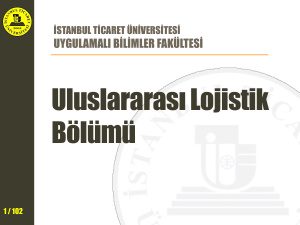 PowerPoint Sunusu - İstanbul Ticaret Üniversitesi