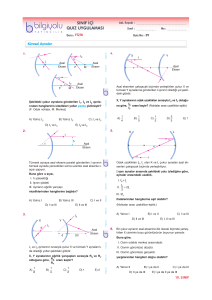 10.Sınıf Fizik Quiz