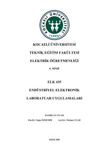 kocaeli üniversitesi teknik eğitim fakültesi elektrik