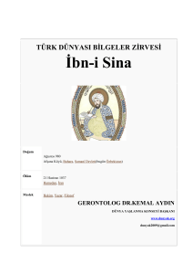 İbn-i Sina - Türk Dünyası Bilgeler Zirvesi