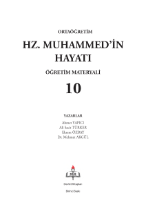 hz. muhammed`in hayatı