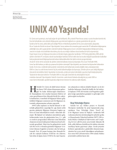 UNIX 40 Yaşında!
