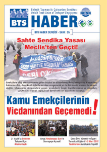 Ankara Gar Düzenlemesiyle İlgili Basın