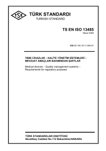 TS EN ISO 13485