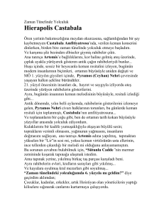 Zaman tünelinde yolculuk Hieropolis Castabala