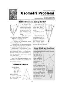 Geometri Problemi