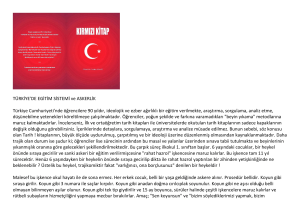 TÜRKİYE`DE EGİTİM SİSTEMİ ve ASKERLİK Türkiye Cumhuriyeti