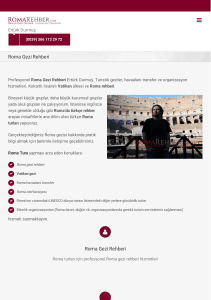Roma gezi rehberi PDF
