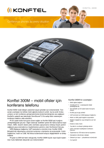Konftel 300M – mobil ofisler için konferans telefonu