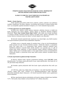 tc türkiye radyo-televizyon kurumu genel müdürlüğü destek