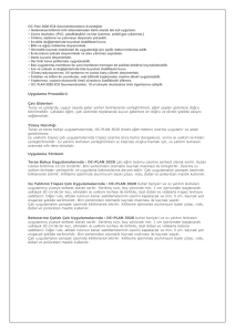 OC-Plan 3020 ECB Geomembranların Avantajları • Geleneksel