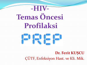 HIV Temas Öncesi Profilaksi