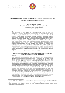 Full Text PDF - Manas Üniversitesi
