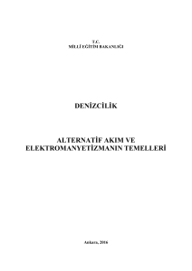 denġzcġlġk alternatġf akım ve elektromanyetġzmanın - megep
