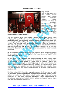 aleviler ve atatürk - Alevi - Kızılbaş Türkler, Türkmen Aleviler
