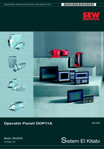Operatör Panelleri DOP11A / Sistem El Kitabı / 2005-01