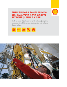 shell`in kara sahalarında sıkı kum veya kaya gazı ve petrolü işletme