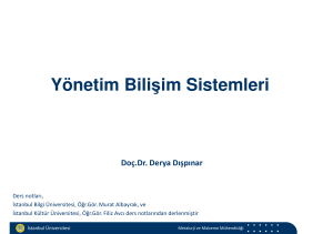 Yönetim Bilişim Sistemleri - İstanbul Üniversitesi | Mühendislik