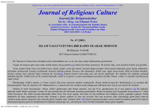 Journal of Religious Culture