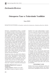 170-184 Osteoporoz Tanİ - İç Hastalıkları Dergisi