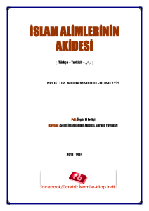 islam alimlerinin akidesi - İslami Kitaplar, Tevhidi Kitaplar, Kuran