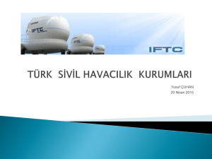 2. Türkiyedeki Sivil Havacılık Kurumları