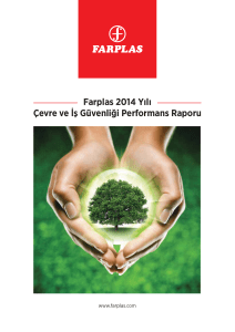 Farplas 2014 Yılı Çevre ve İş Güvenliği Performans Raporu