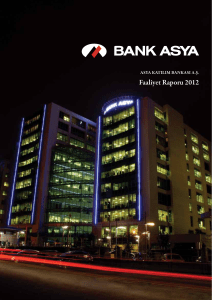 Faaliyet Raporu 2012