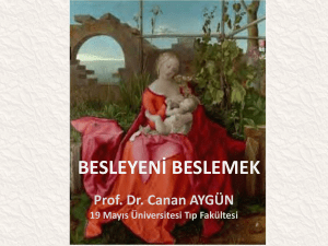 Besleyeni Beslemek Prof. Dr. Canan AYGÜN